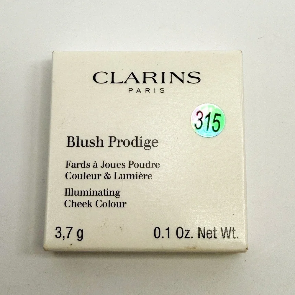 Clarins Blush Prodige 02 Soft Peach‎ Illuminating Cheek Colour Gold Compact NWB